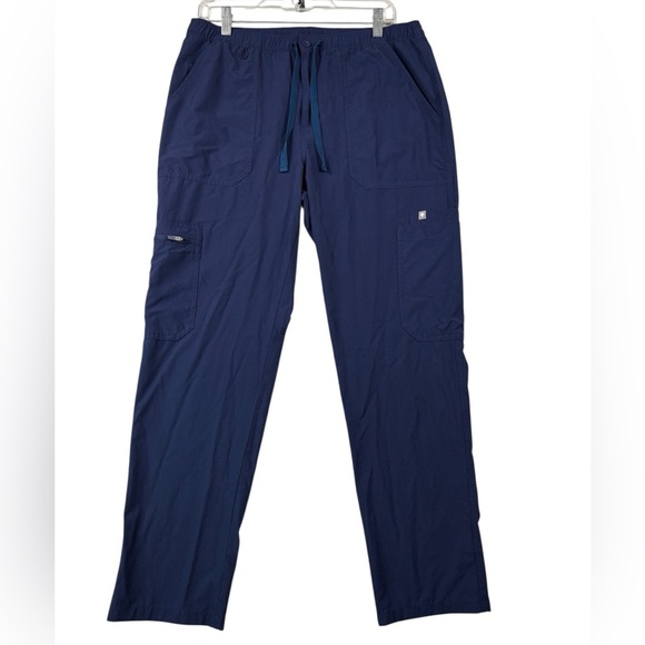 FIGS Men’s Navy Blue Cairo Cargo Scrub Pants - Picture 6 of 11